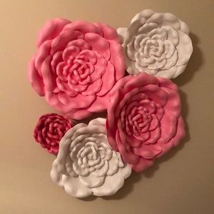 Flower wall decor